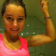 Teen muscle girl Gymnast Nina